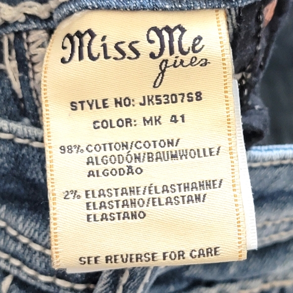 ***Miss Me Girls Blue Skinny Jeans sz. 14 - Picture 8 of 14